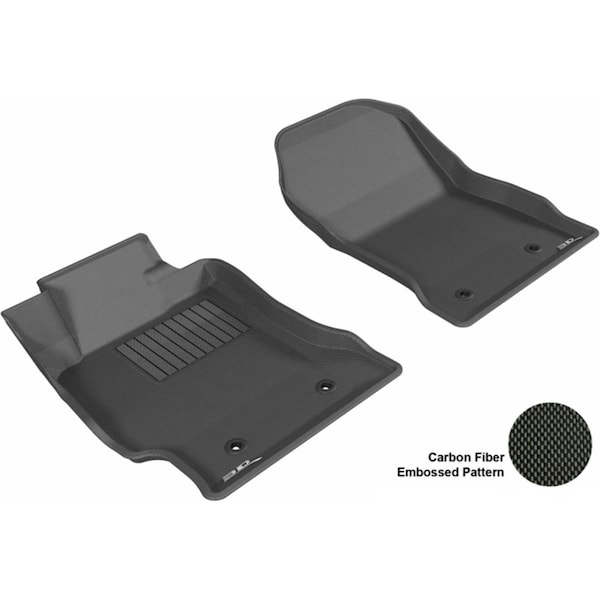 3D Maxpider SCION FR-S 2013-2014 KAGU BLACK R1 Floor Mat L1SC00211509 - main
